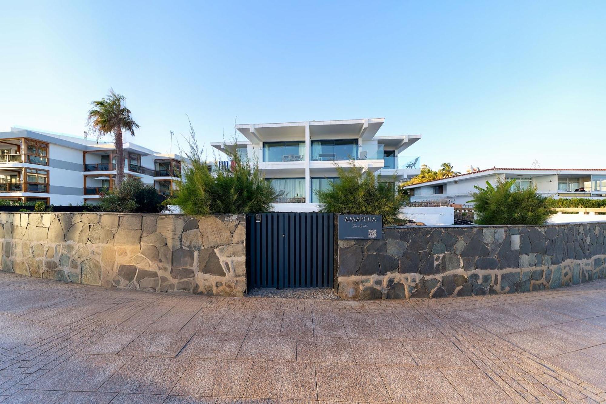 Amapola Ocean - Recien Reformado, Frente Al Mar Apartman San Agustín Kültér fotó